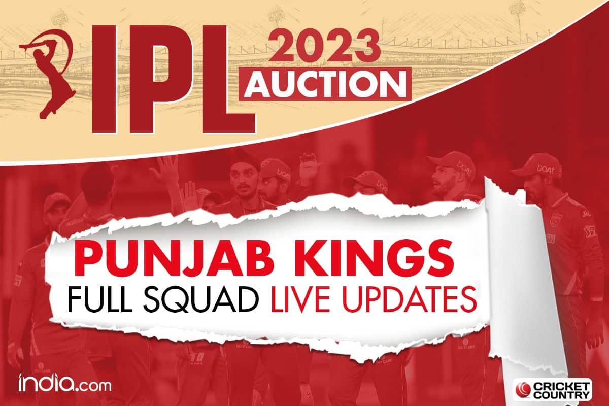 LIVE | Punjab Kings Full Squad, IPL 2023 Mini Auction: Sam Curran Creates History, Goes For 18.50 Crore